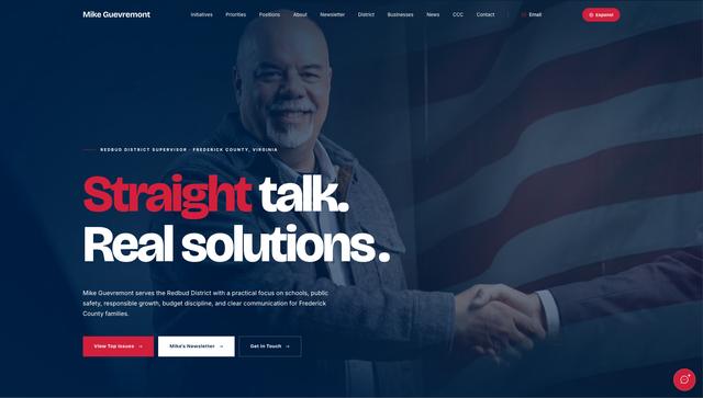 Umbra-built site — clean dark design, bold headline, clear navigation and calls to action