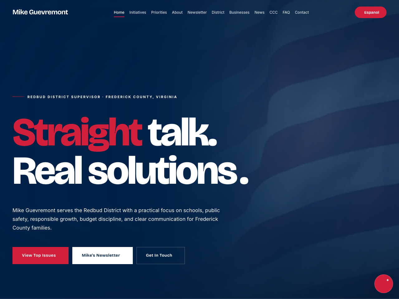 Mike Guevremont website preview